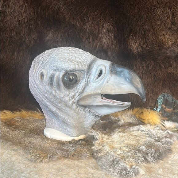 Realistic Gray vulture Head Sculpture (3900) - Picture 1 of 4